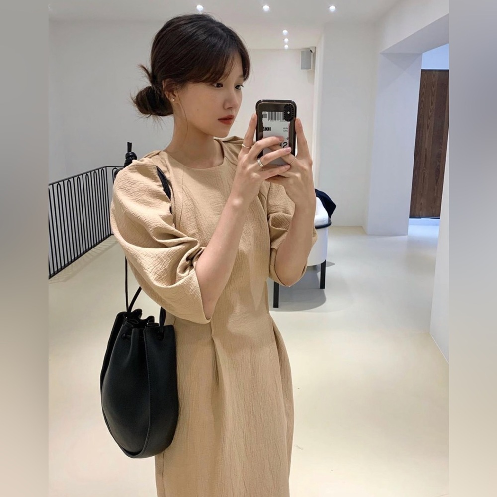 Kindersalmon Coccoon Silhouette Dress